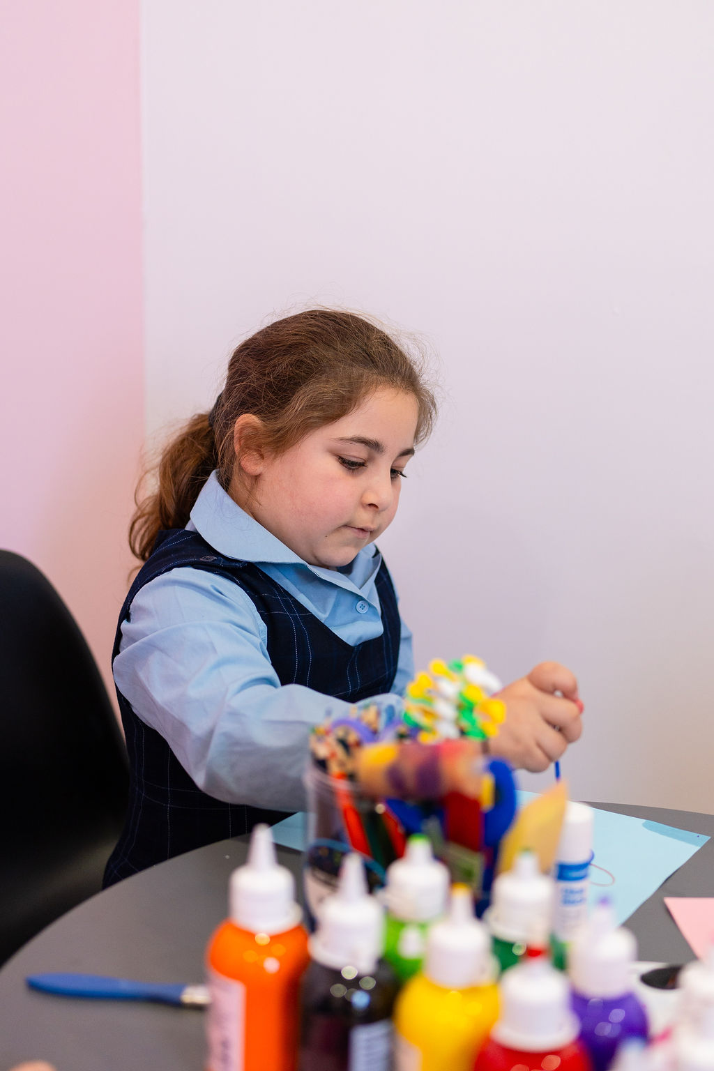 Girl enjoying arts & craft program Spirit Care