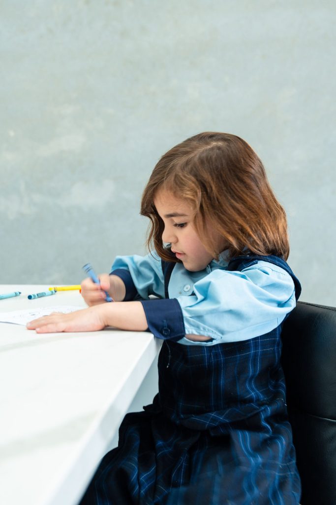 Girls Drawing at Spirit Care Crafting