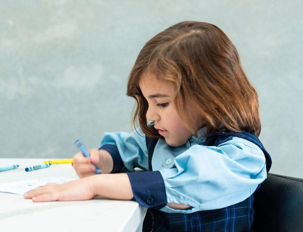 Girls Drawing at Spirit Care Crafting